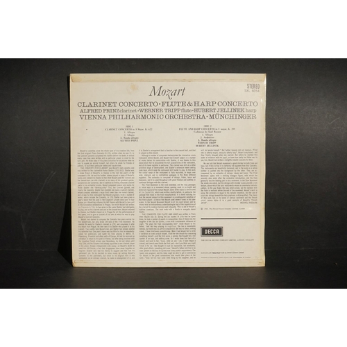 417 - Vinyl - Classical Mozart Clarinet Concerto Flute & Harp Concerto Decca SXL 6054 wide band ED1.  Slee... 