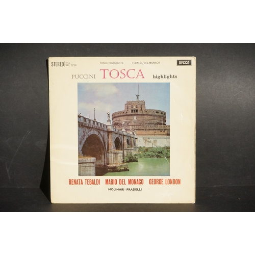 419 - Vinyl - Puccini Tosca Highlights Decca SXL 2258 wide band ED1.  Sleeve Vg with heavy ringwear to rea... 