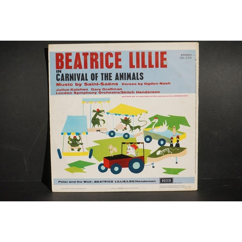 431 - Vinyl - Classical Beatrice Lillie in Peter And The Wolf by Prokofiev Decca SXL 2218 wide band ED1.  ... 