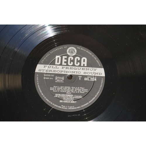 435 - Vinyl - Classical Kathleen Ferrier Bach & Handel recital with London Philharmonic Decca SXL 2234 wid... 