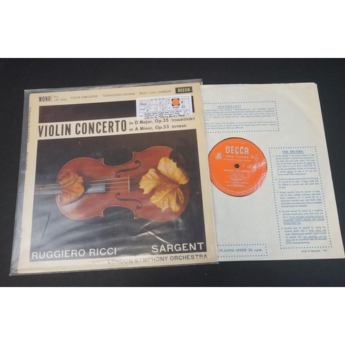 441 - Vinyl - Classical Ruggiero Ricci 4 LP's to include LXT 2750 (sticker removal residue to front cover)... 