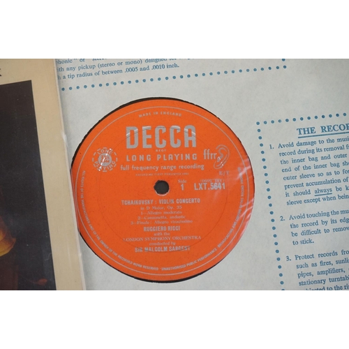 441 - Vinyl - Classical Ruggiero Ricci 4 LP's to include LXT 2750 (sticker removal residue to front cover)... 