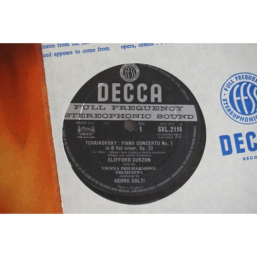 442 - Vinyl - Classical Clifford Curzon 5 Decca wide-bands along with recording of Beethovens 4th Concerto... 