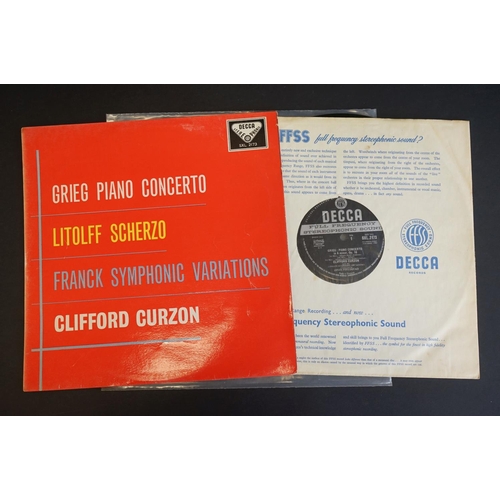 442 - Vinyl - Classical Clifford Curzon 5 Decca wide-bands along with recording of Beethovens 4th Concerto... 