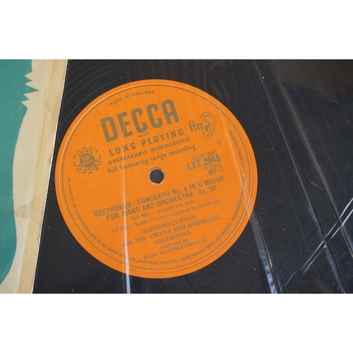 442 - Vinyl - Classical Clifford Curzon 5 Decca wide-bands along with recording of Beethovens 4th Concerto... 