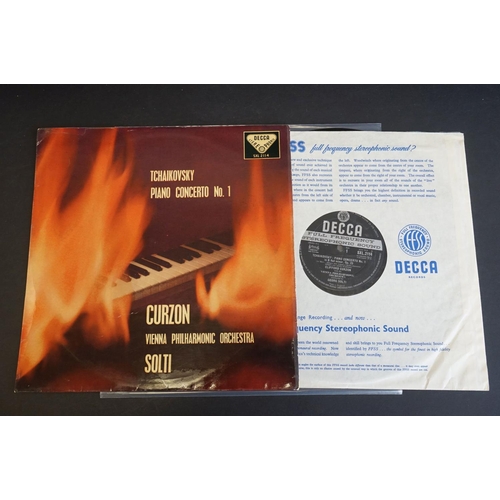 442 - Vinyl - Classical Clifford Curzon 5 Decca wide-bands along with recording of Beethovens 4th Concerto... 