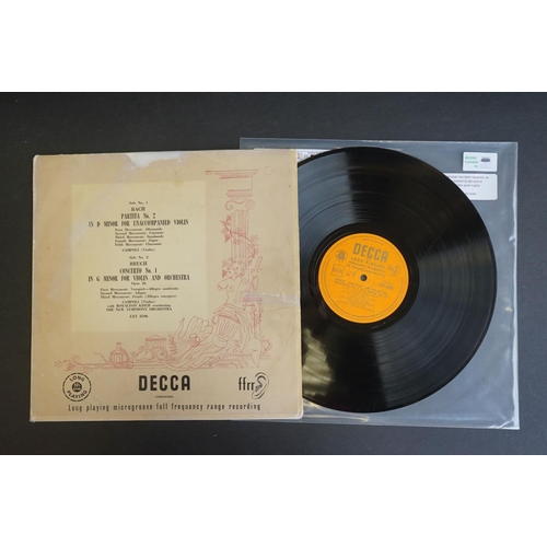 443 - Vinyl - Classical collection of 10 Decca Campoli records to include LX 3001, LX 3115, LW 5306, LXT 2... 