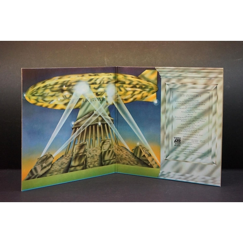 635 - Vinyl - Led Zeppelin two LP's to include Two (K40037) and Four Symbols (K 50008) both with green and... 