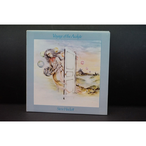 644 - Vinyl - Steve Hackett 8 LP's to include Spectral Mornings, Please Don't Touch, Voyage Of The Acolyte... 