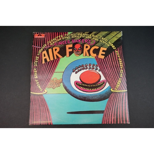 646 - Vinyl - Ginger Baker 6 LP's to include Airforce One and Two, A Drummers Tale, Pop History Vol 8, Pop... 