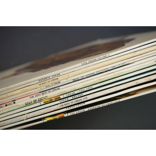 647 - Vinyl - Cream 12 LP's to include Goodbye, Live Cream Vol 2, plus a number of overseas pressings.  Co... 