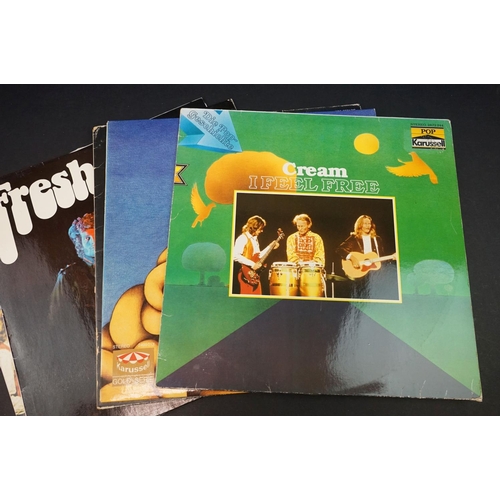 647 - Vinyl - Cream 12 LP's to include Goodbye, Live Cream Vol 2, plus a number of overseas pressings.  Co... 