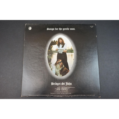 649 - Vinyl - Bridget St John Songs For The Gentle Man (DAN 8007) Stereo, gatefold sleeve.  Sleeve & Vinyl... 