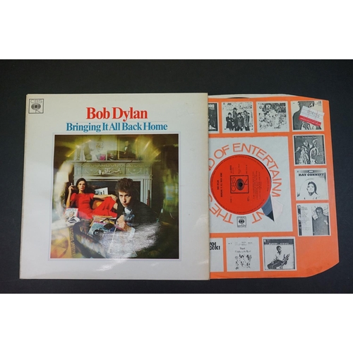 653 - Vinyl - Bob Dylan 6 LP's to include Oh Mercy, The Historic Basement Tapes (sticker removal damage to... 