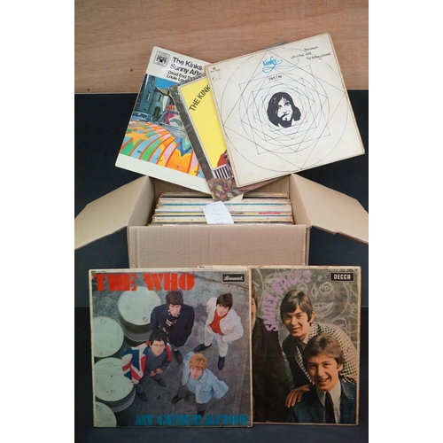 667 - Vinyl - 60's pop collection of approx 60 LP's to include Sandie Shaw, The Kinks, The Who, Dusty Spri... 