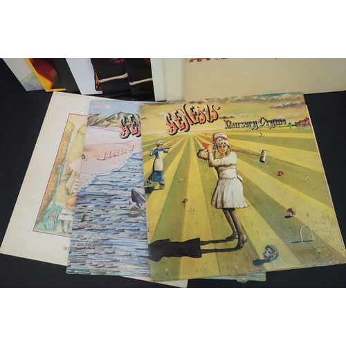 84 - Vinyl - Genesis 12 LP's to include Nursery Cryme (CAS 1052) pink Charisma scroll label gatefold slee... 