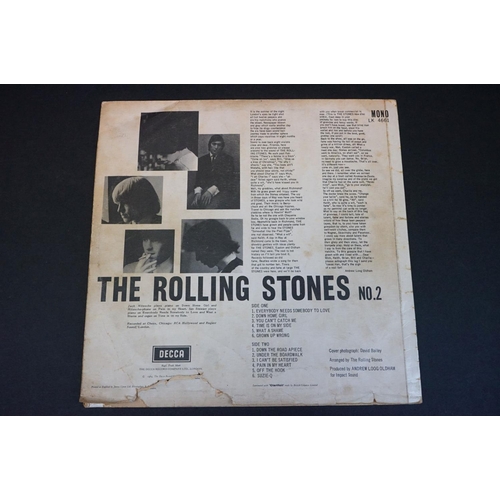 86 - Vinyl - 4 Rolling Stones LP's to include One (Decca LK 4605) and Two (LK 4661) both red boxed Decca ... 