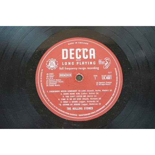 86 - Vinyl - 4 Rolling Stones LP's to include One (Decca LK 4605) and Two (LK 4661) both red boxed Decca ... 