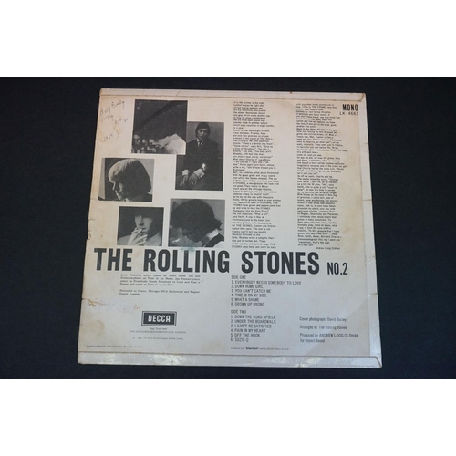 86 - Vinyl - 4 Rolling Stones LP's to include One (Decca LK 4605) and Two (LK 4661) both red boxed Decca ... 