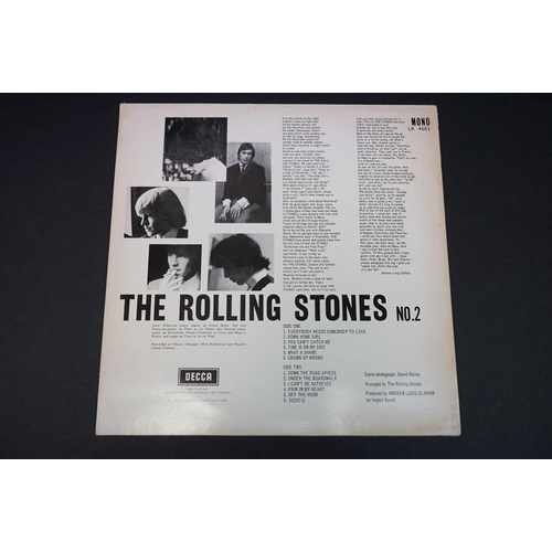 86 - Vinyl - 4 Rolling Stones LP's to include One (Decca LK 4605) and Two (LK 4661) both red boxed Decca ... 