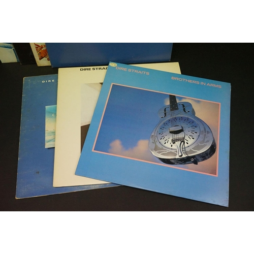 88 - Vinyl - 8 Dire Straits LP's to include Self Titled, Communique x 2, Alchemy x 2, Love Over Gold and ... 