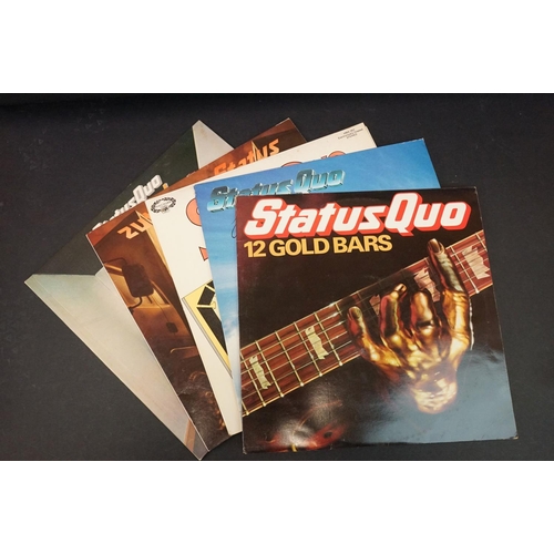 89 - Vinyl - Collection of 12 Status Quo LP's to include On The Level, Hello!, Rockin' All Over The World... 