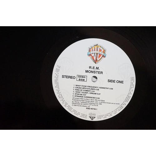 160 - Vinyl - Two REM LPs to include Automatic For The People WX488, with original sticker to cover, sleev... 