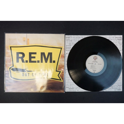 162 - Vinyl - Two REM LPs to include Green WX234 and Out Of Time 7599-26496-1 both ex