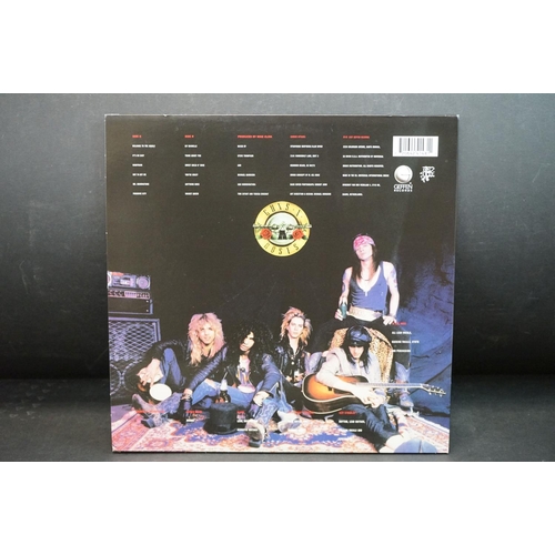 165 - Vinyl - Guns n Roses Appetite For Destruction LP on Geffen, with inner sleeve, ex