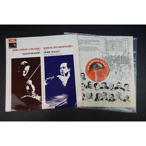 420A - Vinyl - Classical collection of 9 Yehudi Menuhin LP's to include ASD 2280, ASD 2281, ASD 2285, ASD 2... 