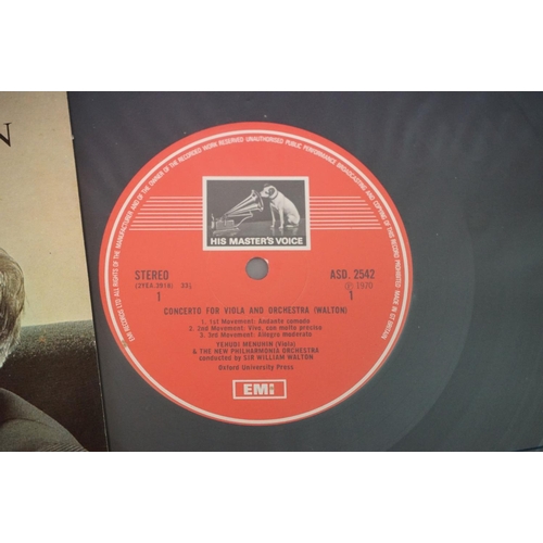 420A - Vinyl - Classical collection of 9 Yehudi Menuhin LP's to include ASD 2280, ASD 2281, ASD 2285, ASD 2... 