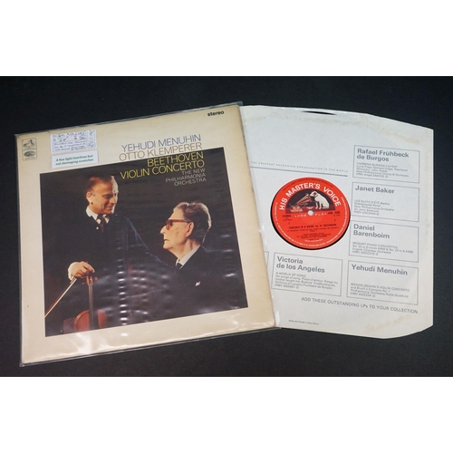 420A - Vinyl - Classical collection of 9 Yehudi Menuhin LP's to include ASD 2280, ASD 2281, ASD 2285, ASD 2... 