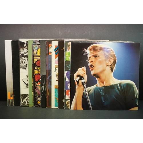 505 - Vinyl - 11 David Bowie LPs featuring various pressing and releases to include Ziggy at The BBC, Imag... 