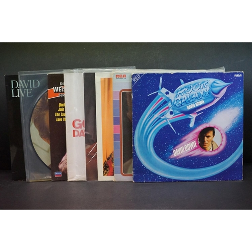 507 - Vinyl - 10 David Bowie LPs to include Vancouver Rehearsals, Stage, At The Tower Philadelphia, Rare I... 