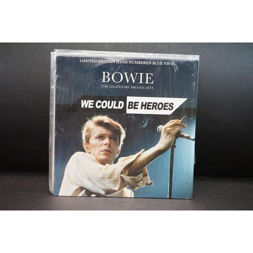 512 - Vinyl - 11 David Bowie LPs to include 2 x ltd edn The Legendary Braodcasts numbered grey vinyls (Sou... 