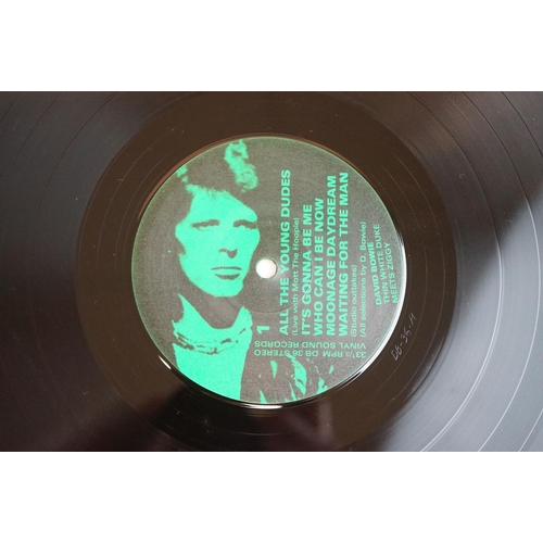 516 - Vinyl - Four David Bowie private press LPs to include My Radio Sweetheart Ziggy 1, Ziggy 2, Live at ... 