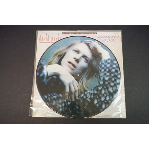 517 - Vinyl - 11 David Bowie picture discs to include 2 x Ziggy Stardust, Aladdin Sane, Danish Interview, ... 