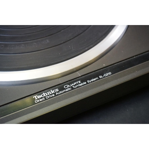 1064 - Hi-Fi Equipment - Two turntables to include Technics Quartz SLQ 210 & Acoustic Solutions DR 130 with... 