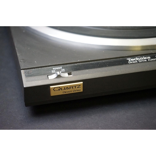 1064 - Hi-Fi Equipment - Two turntables to include Technics Quartz SLQ 210 & Acoustic Solutions DR 130 with... 