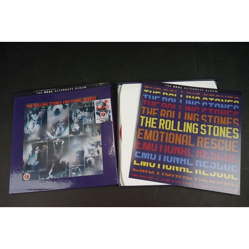 599 - Vinyl - ltd edn The Real Alternate Album Rolling Stones Emotional Rescue 4 LP / 2 CD Box Set, heavy ... 