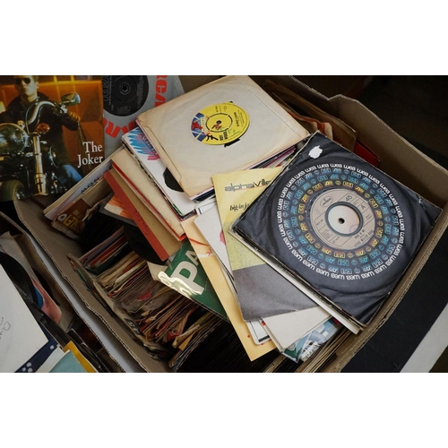 683a - Vinyl - Large quantity of 45s spanning the genres and decades to include Genesis, Wings, Blondie, Ma... 