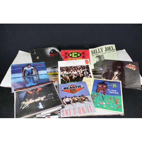 696 - Vinyl - Quantity of 45s spanning the decades and genres contained with picture, company and plain, a... 