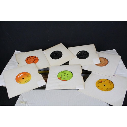 696 - Vinyl - Quantity of 45s spanning the decades and genres contained with picture, company and plain, a... 