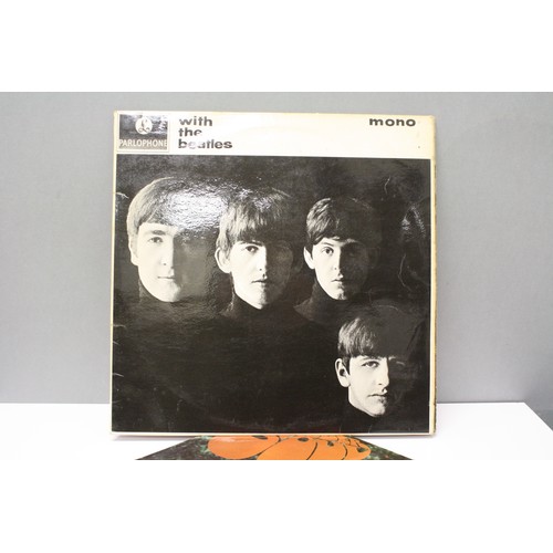 91 - Vinyl - The Beatles 4 LP's to include Sgt Pepper (PMC 7027) Gramophone Co Ltd, Sold In UK and 33 and... 