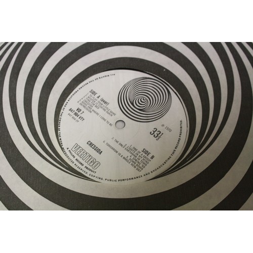 335 - Vinyl - Cressida self titled LP on Vertigo VO7, large swirl label, swirl inner, sleeves and vinyl vg