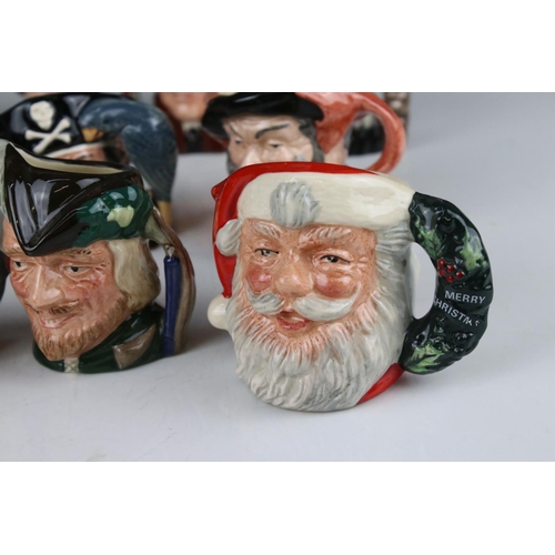 48 - Collection of Fifteen Small Royal Doulton Character Jugs