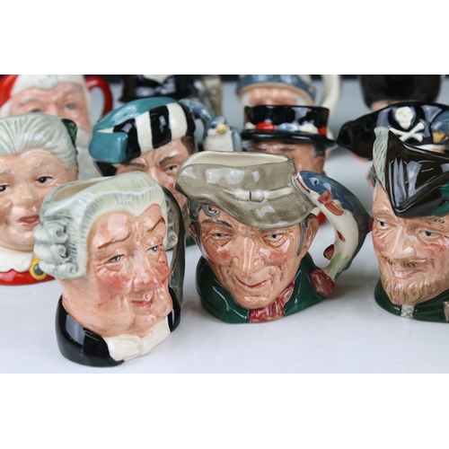 48 - Collection of Fifteen Small Royal Doulton Character Jugs