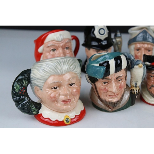 48 - Collection of Fifteen Small Royal Doulton Character Jugs