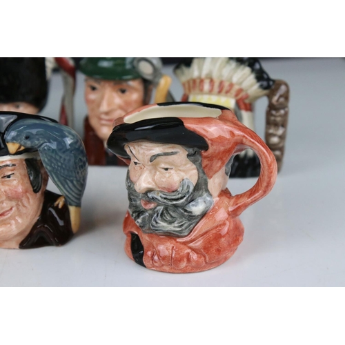 48 - Collection of Fifteen Small Royal Doulton Character Jugs