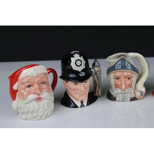 48 - Collection of Fifteen Small Royal Doulton Character Jugs